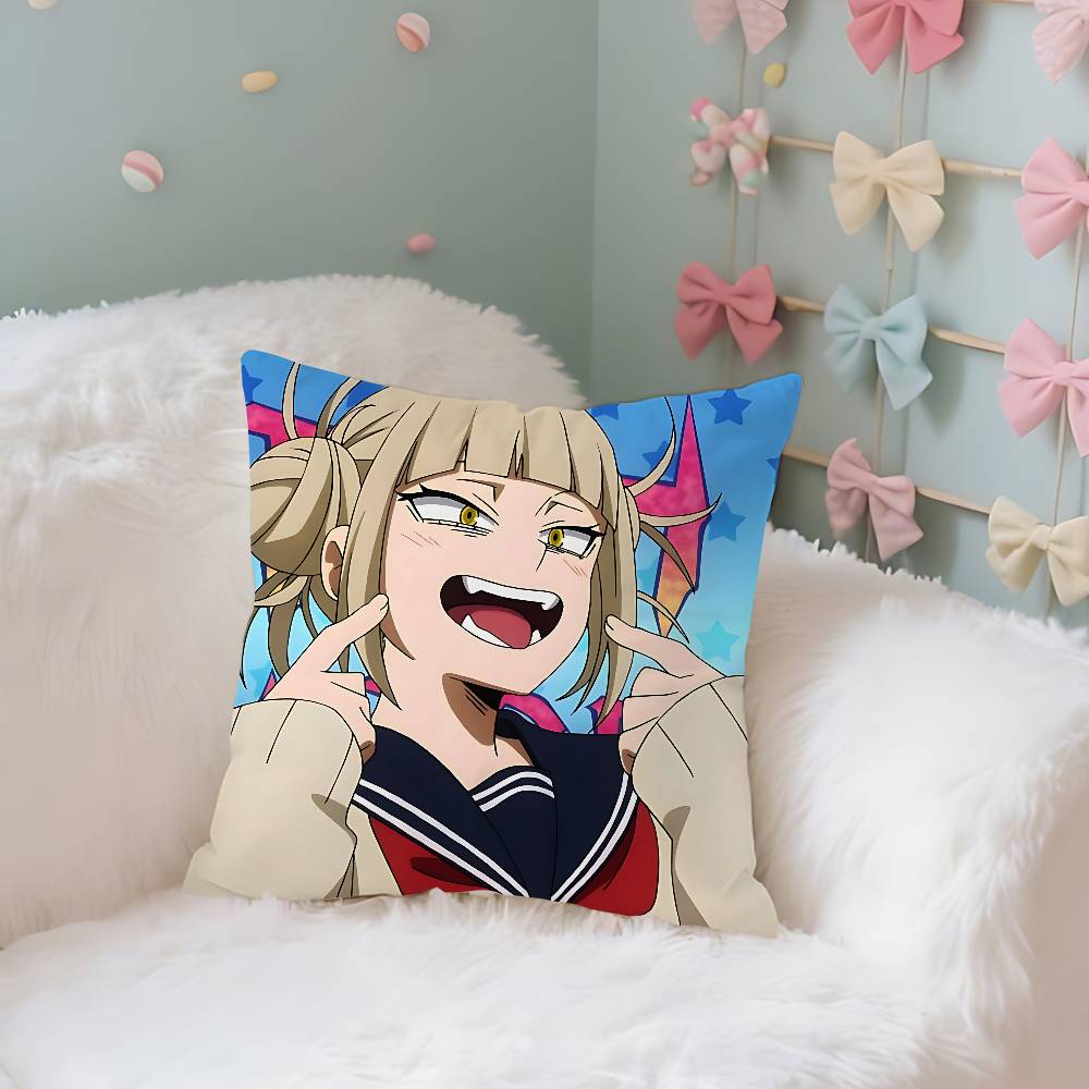 Anime Cute TtogahimikoS Throw Pillow Covers Pattern Cushion Cover Suitable For Sofa Bedroom Car Pillow Cover