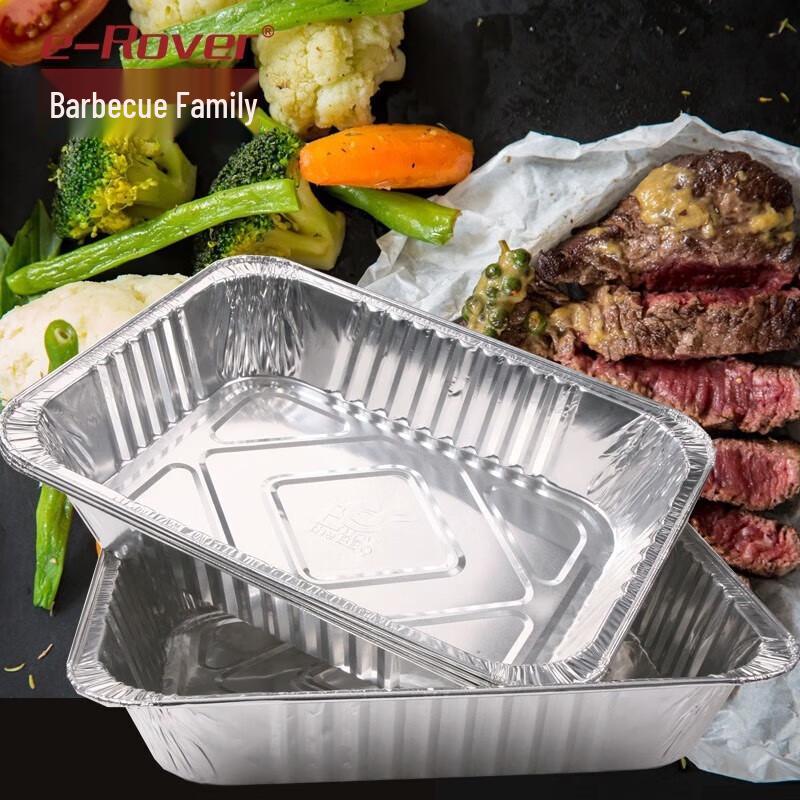 Disposable Rectangular Aluminum Foil Pan