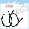 Roof Finish 2pcs Side Drip Moulding For Toyota Yaris Hatchback 20142018 755520d082 755510d132