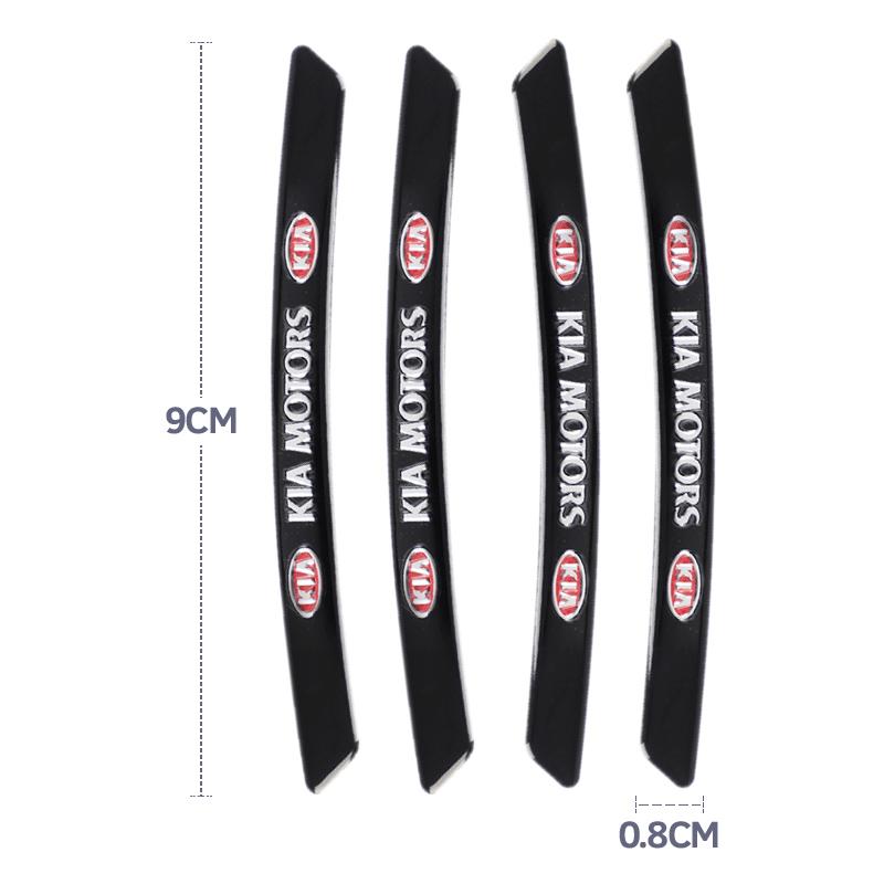 AEV5   4pcs Aluminium Alloy Car Wheel Hub Stickers For Kia GT-Line Sportage Ceed Rio Picanto Sorento Soul Cerato Venga Forte K9 Cadenza