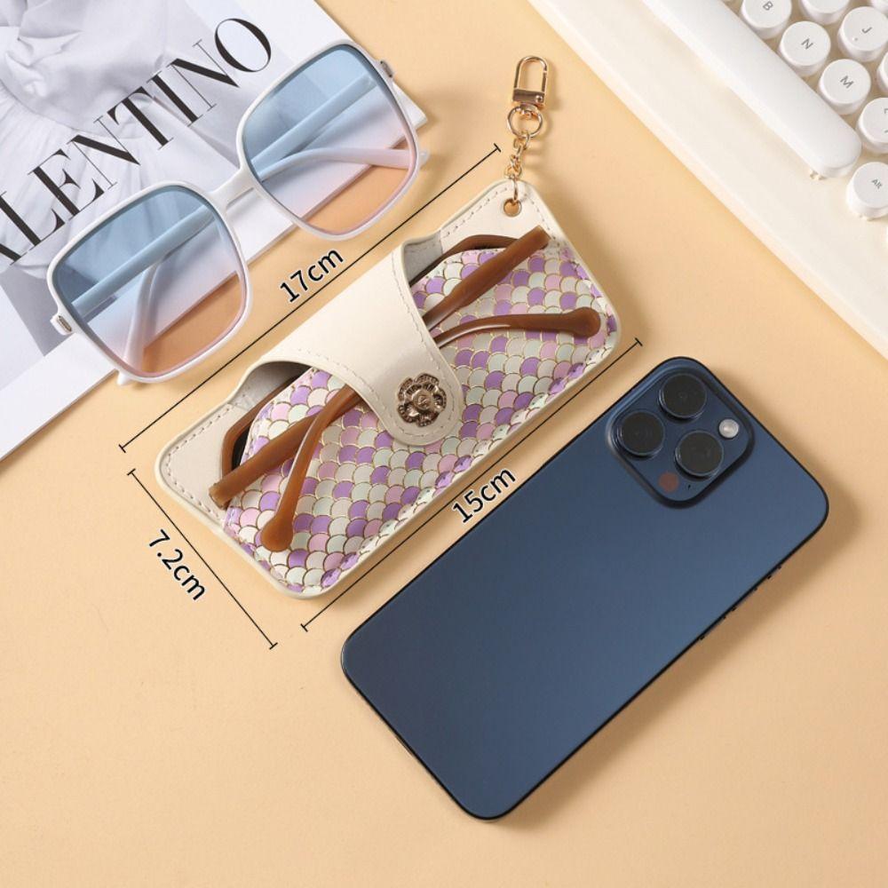 Glasses Holder Eyewear Storage Bag Buckle Glasses Box Fashion Sun Glasses Case  Female