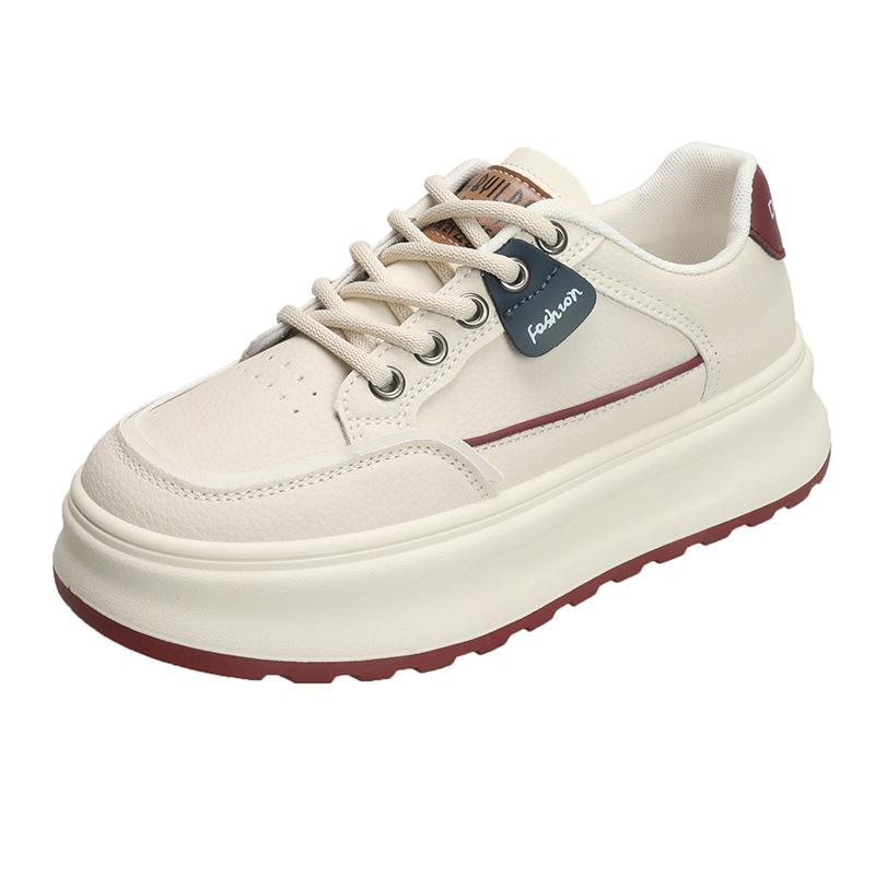 

Platform white shoes women s autumn new versatile casual board shoes ins tide student height-increasing sports shoes popular women s shoes 40 красный