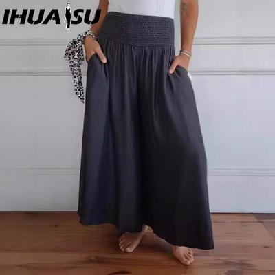 Women's Fashion Casual Solid Color Print Pants & Capris