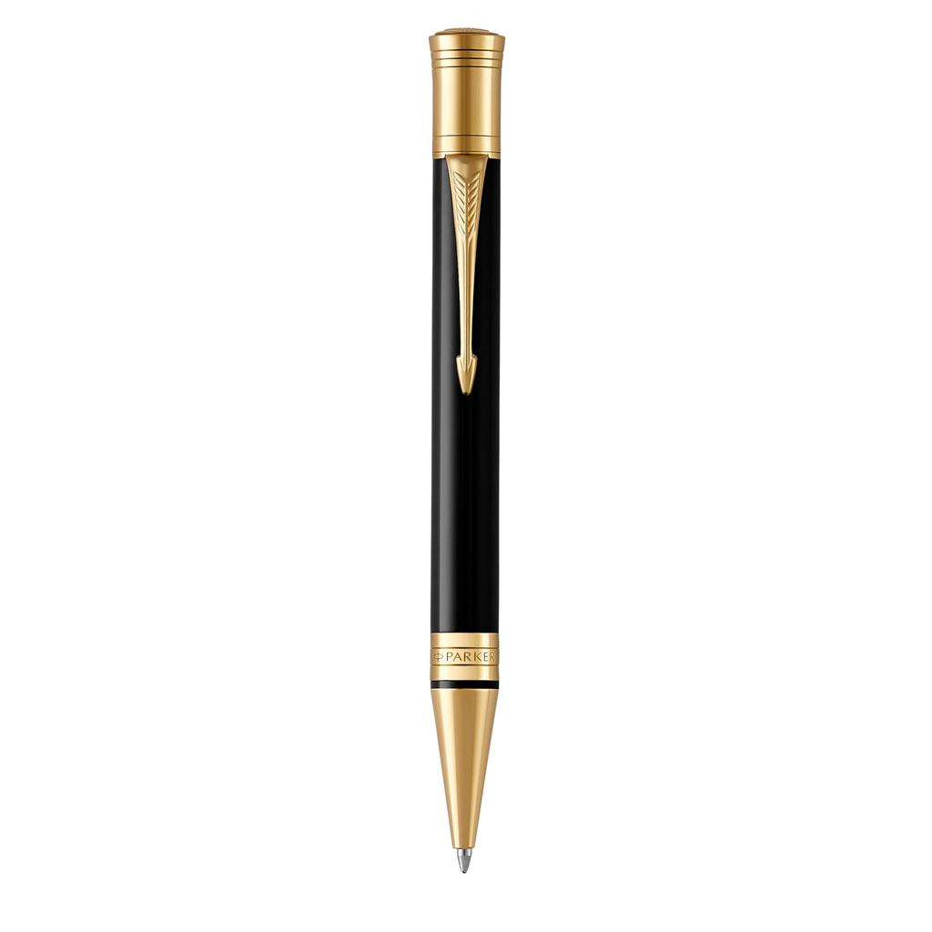 PARKER Duofold Classic Black GT Ballpoint Medium Gift Officially Product Number 1931386 Pen, Nib, Oil-Based, Boxed, Imported,