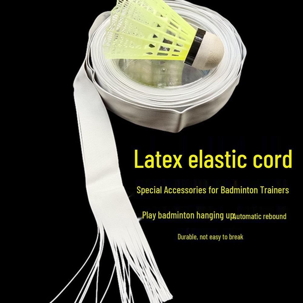 Badminton Solo Trainer: Elastic Rope for Indoor/Outdoor Rebound Practice 40 Badminton Elastic Ropes