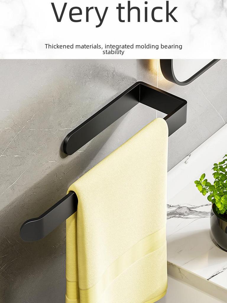 Stanzfreier Aluminium Handtuch- & Papierhalter Rack für Badezimmer