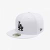 New Era Mlb La Dodgers Basic Fitted Cap Optic White 15131700