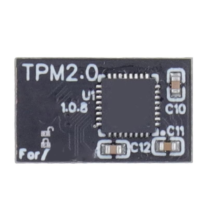 TPM 2.0 Module SPI 14Pin Module Motherboard TPM2.0 Remote Card Encryption Security Board Electronic Component Module