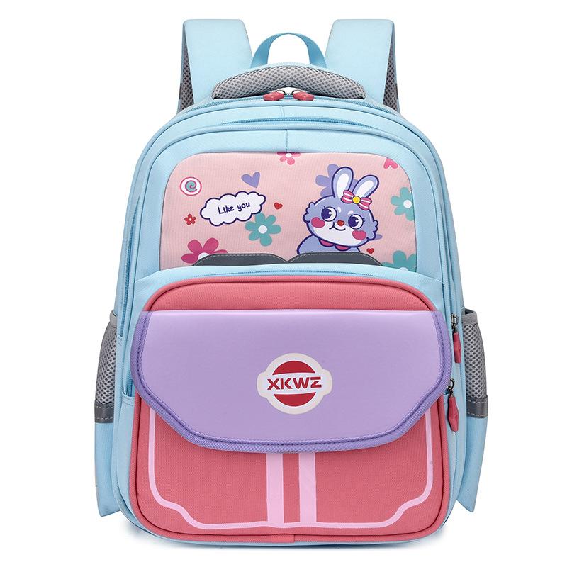 Schoolbag Cartoon Children's Student Bag 3rd to 6th Grade Student School Bag Lightweight Ridge Protection and Burden Reduction Cartoon Cute Backpack