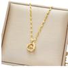Sparkling Diamond Moving Swan Beating Heart Titanium Steel Necklace For Women Fashion Versatile Collarbone Chain Jewelry