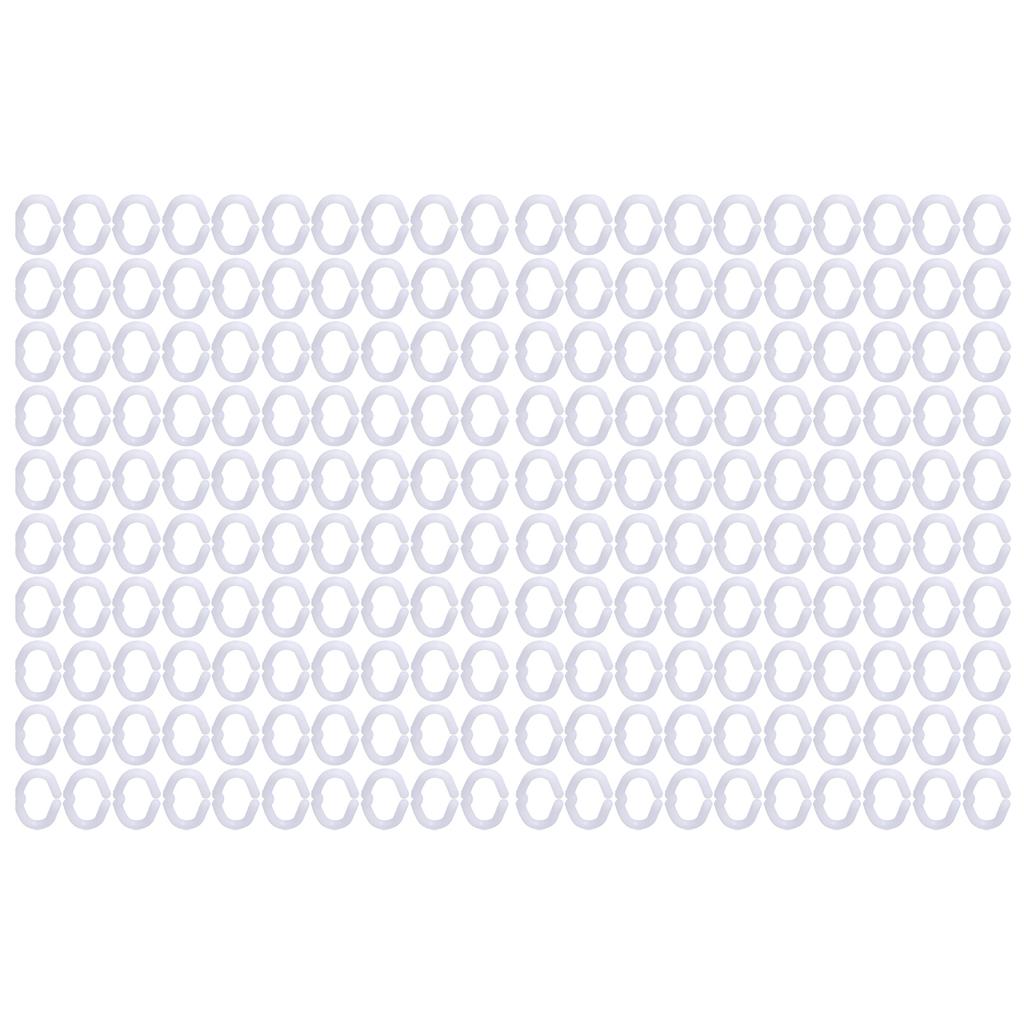 200PCS PP Plastic Chicken Beak Clasps Reusable Rooster Mouth Snap Ring Poultry Farming SuppliesS