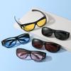 Unisex Night Vision HD Driving Glasses - Windproof, Tear-Resistant, UV Protection