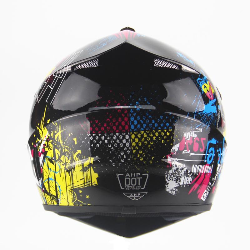 Персонализированный шлем-маска «Череп» для мужчин и женщин - Внедорожный, Электрический, Горный велосипед, Использование с аккумулятором и для DH даунхилла.