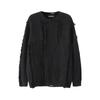 Ripped Tassel Crew Neck Sweater Men's Autumn and Winter American Trendy Brand Niche High Street Lazy Loose Casual Knitted Sweater