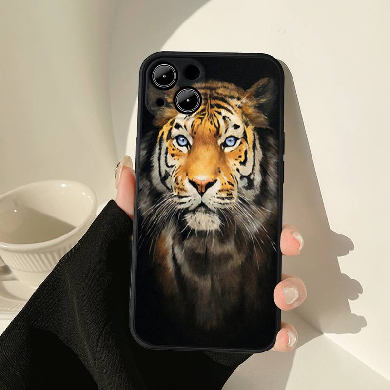 

Чехол для телефона Tiger Leopard Animal King для iPhone 13 12 Pro 11 14 Pro Max X XR Mini XS MAX 7 8 plus 6s plus 2020 se, чехлы для телефонов iphone 14 pro