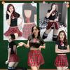 BeLoved Idol Value Full Set Moe Anime Babydoll Lingerie Uniform School Girl Lolita JK High School Babydoll Cute Gift Cosplay Costume Halloween Costume