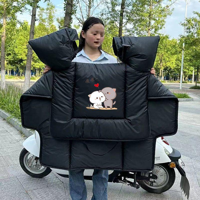 Double-Sided Waterproof Windproof Winter Quilt - Thickened, Large, and Warm with Extra Side Wings.