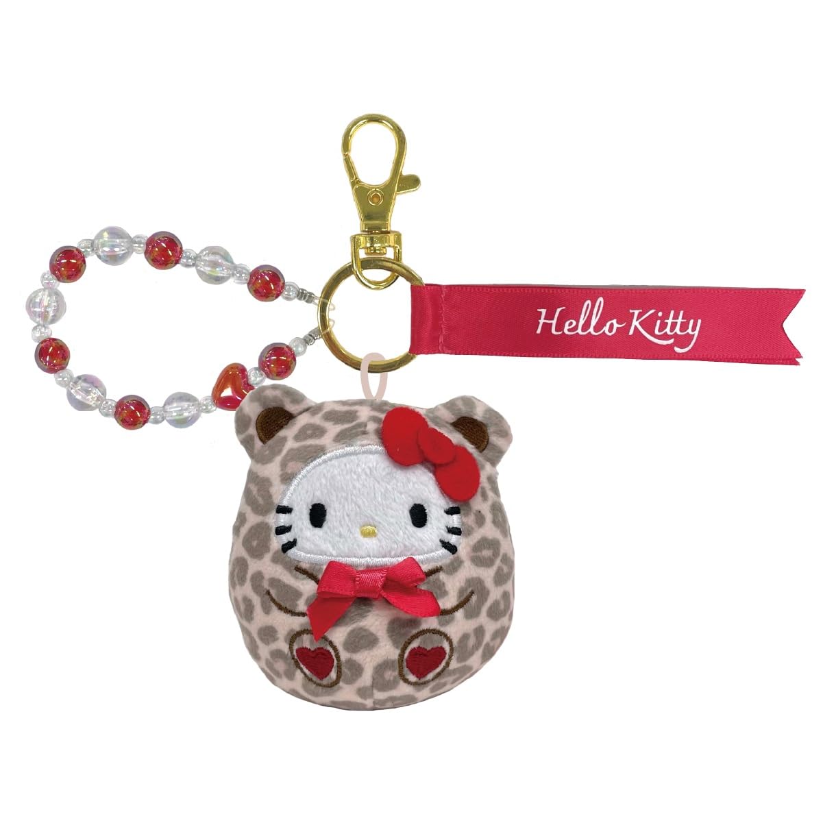 eyeup Sanrio Characters Plush Toy Keychain Tumbler Toy (01_Hello Kitty)