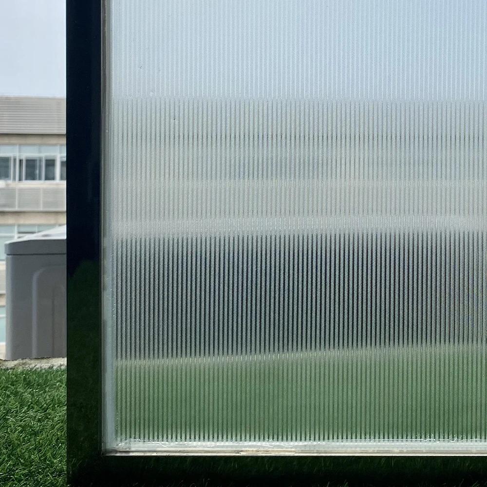 Privacy Film Static Window Clings Vinyl 3D Window Decal Stickers Rainbow Window Film for Glass Door Heat Control Anti UV
