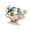 Akrylová květinová větev Ptačí soška Figurky Středové dekorace stolu Zvířecí figurky Sochy Stolní ozdoba Domácí dekorace