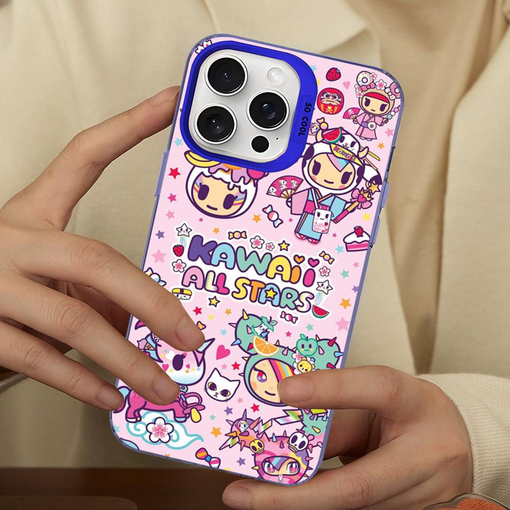 Japan Tokidokis Phone Case For IPhone 16 15 14 13 12 11 Pro Max X XR XSMAX 8 7 Plus Matte Shockproof Back Cover