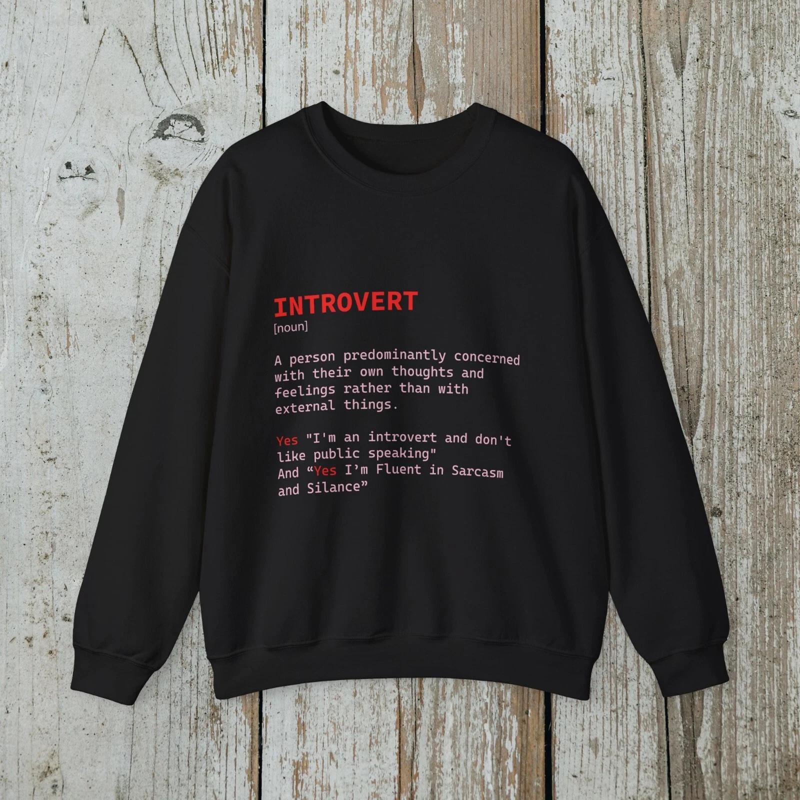 Cozy Introvert Heavy Unisex Sweatshirt – Perfect for Quiet Comfort 3XL