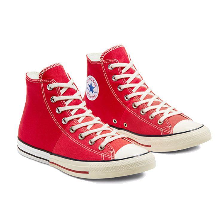 Converse Chuck Taylor Regional Create Comfortable Casual High-Top Canvas Shoes Unisex sneaker Red 167967C