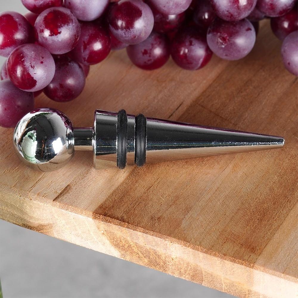 Tappi per Vino e Bottiglie in Acciaio Inossidabile con Guarnizione in Silicone 9cm Confezione da 2