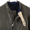 UNDERCOVER made in Japan leather Riders jacket 1 gray Men's Used