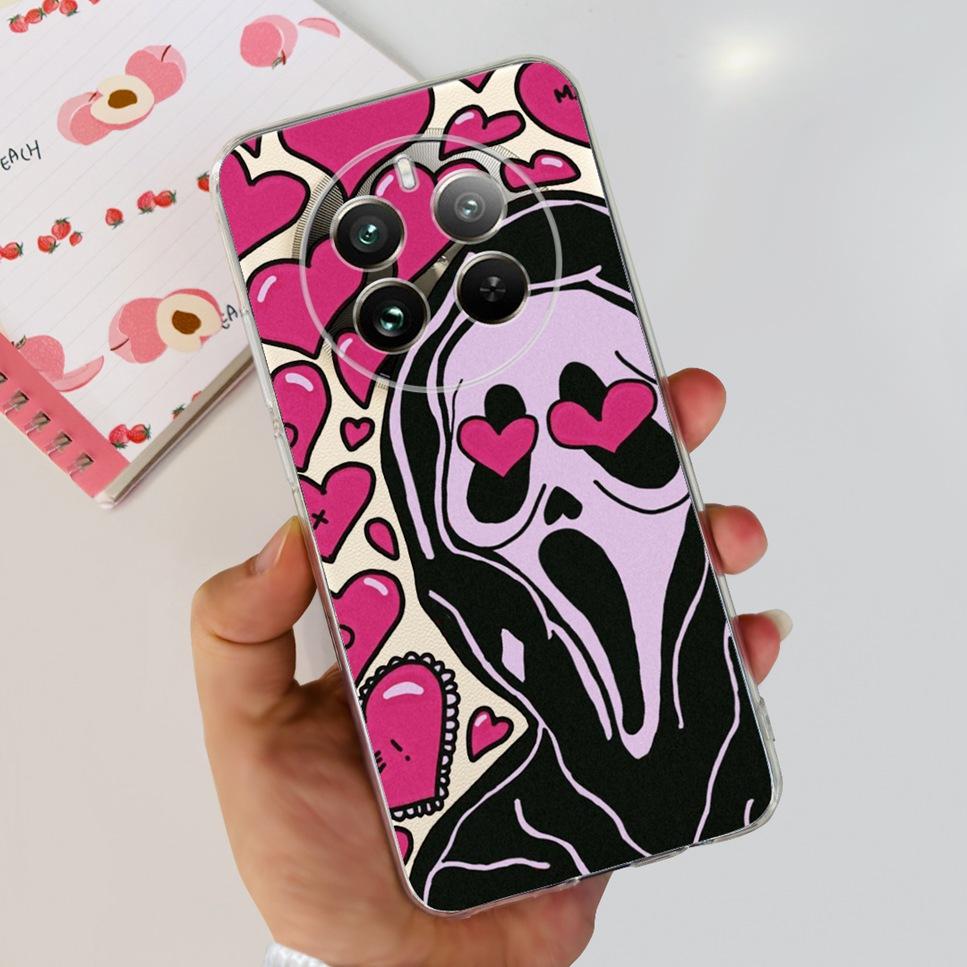 Case For Realme 12 Pro 6.7" Fashion Cute Cartoon Cat Soft Silicone TPU Cover For Oppo Realme12 Pro 12Pro Plus Bumper Phone Case