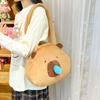 Capybara Carrot With Snout Plush Crossbody Shoulder Bag Animal Bag Cartoon