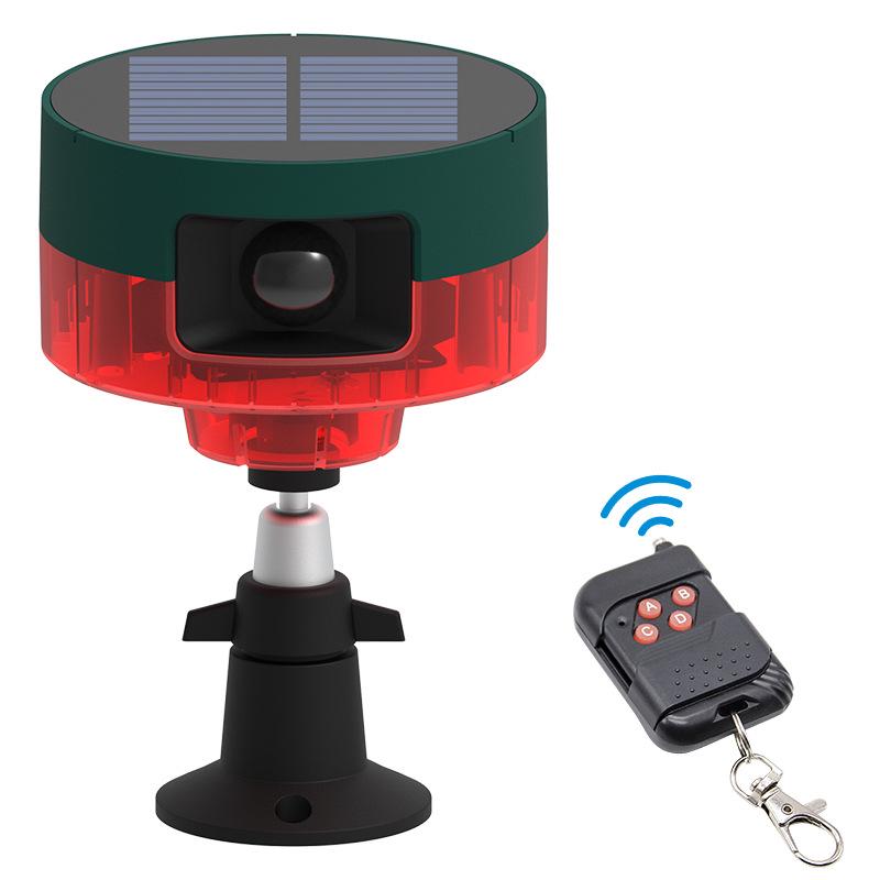 360° Solar-Powered Animal Repeller with Motion Detection for Farms and Ponds