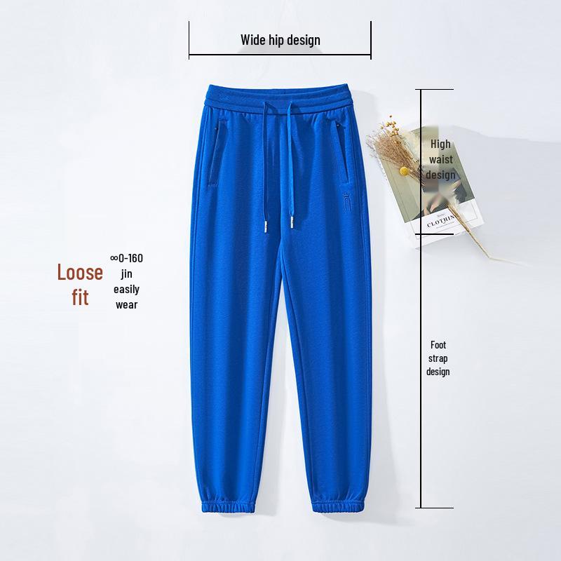 GAGN Women's Red Trendy Sweatpants - 2025 Autumn Collection, High-End, Small Size, Outdoor Sports & Casual, Cotton.