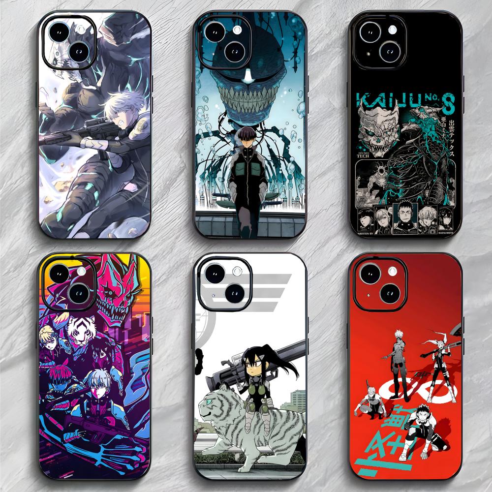 Cool Modern Anime K-Kaiju No.8 Phone Case Phone Case Soft Packaging Lightweight For iPhone17 16 15 14 13ProMax