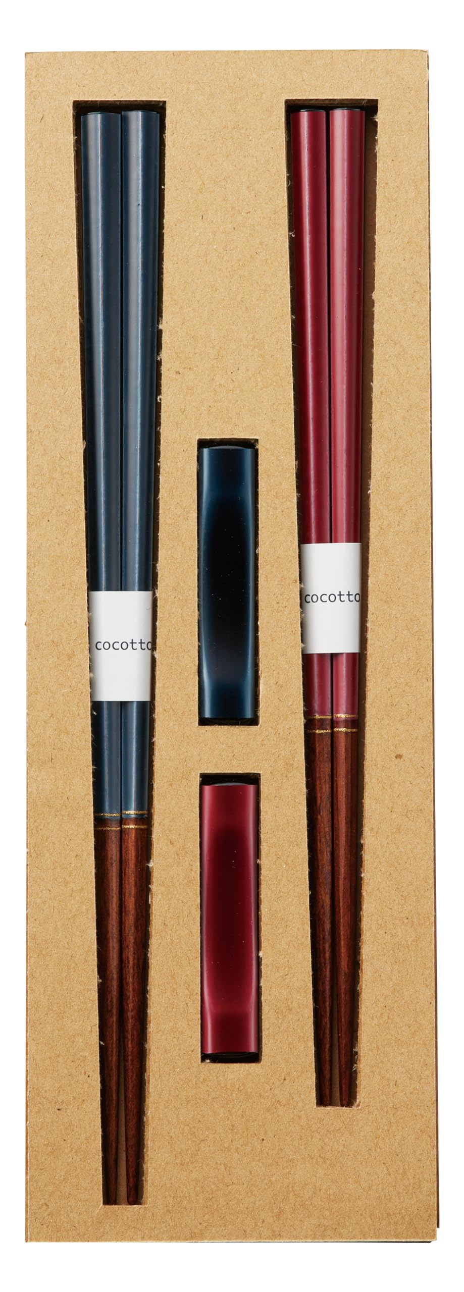 

Ethical Wooden Couple Chopsticks with Chopstick Threaded Wooden Chopstick Made in Chopsticks, Escudo, Rest, Pair, Set, Japan, Gift…