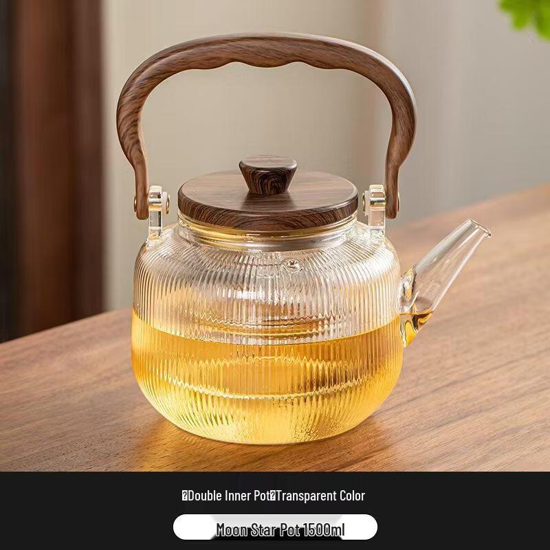 ZISIZ Thickened Glass Tea Kettle