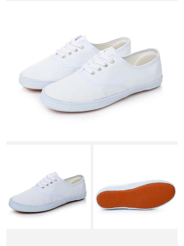 Lutai Pantofi Casual de Primăvară și Toamnă, Albi, din Pânză cu Plasă, cu Talpă de Cauciuc, pentru Bărbați și Femei.