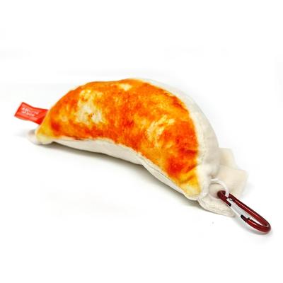 Fully Stuffed Gyoza Mascot with a Trembling Gimmick, Approximately 20cm, Perfect As a Souvenir or Mascot (thinly Baked).