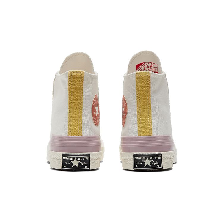 Converse Chuck 70 High White Multi Dame Joggesko Egret Multi-Color 572444C