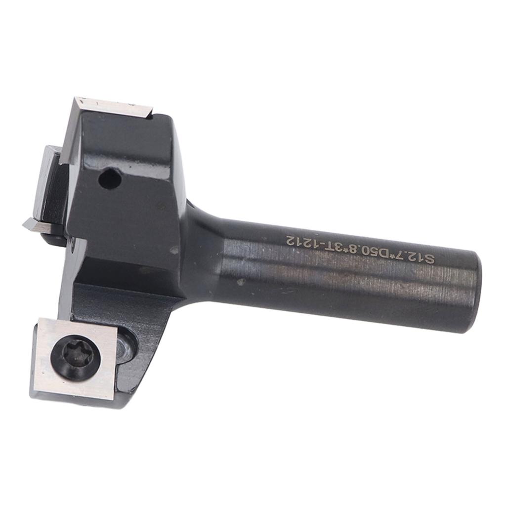 Spoilboard Surfacing Router Bit 3 Flute 1/2in Shank 2in Cutting Diameter Carbide Insert Planing Bit