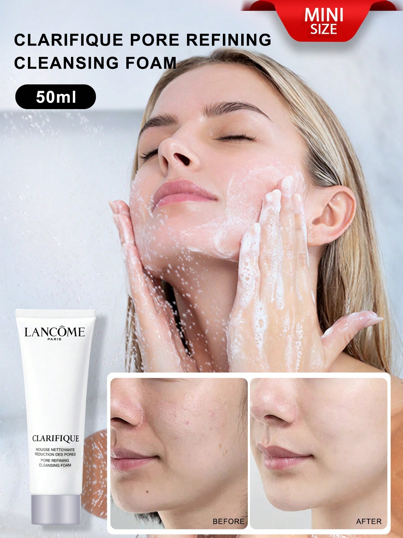 

LANCÔME Clarifique Очищающая пенка для сужения пор 50 мл (1,7 унции) - Глубокое очищение, контроль жирности 50ml