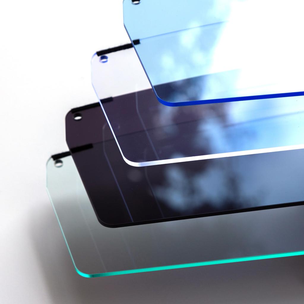 Wind Deflector for Toyota Copen with LA400K and Violet [OPENCAFE GARAGE] TYPE-N (Compatible L880K) (Fluorescent Edge)