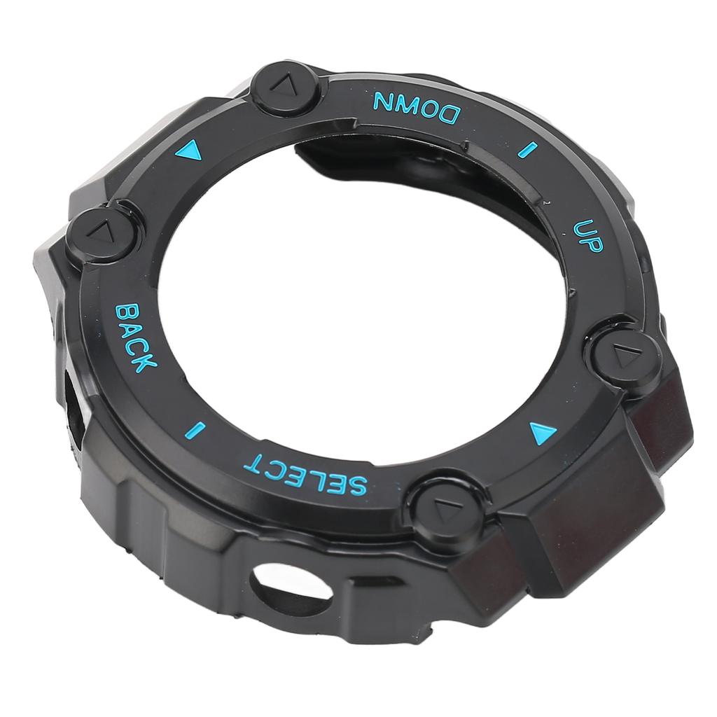 Plastic Protector Cover Case for Watch Bumper Protective Frame(Black White Word )