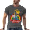 Oversized graphicswearDistressed Rainbow T-Shirt sports fan t-shirts oversized t shirt Short sleeve tee