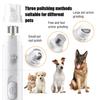 Electric Dog Nail Grinder Pet Nail Clipper USB Rechargeable Pet Nail Trimmers Painless with Polisher Wheel for Small/Large Pets