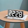 Digital Clock LED Wake Up Light Alarm Clock Bedroom Electronic Desktop Clock With Temperature Display Adjustable Brightness.