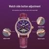 AI Lang Ladies' Diamond-Studded Automatic Watch - Fashionable, Multifunctional, Waterproof Wristwatch