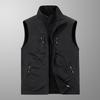 New Autumn and Winter Vest Men's Earthy Outdoor Leisure Middle-aged and Young Photography Fishing Vest Vest Horse Clip Sports Jacket Men