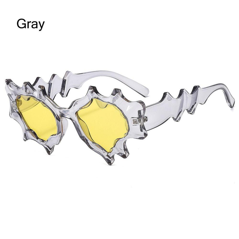 Fashion UV400 Y2K Punk Sunglasses Colorful Cat Eye Steampunk Shades for Women Men Trendy Protective Eyewear