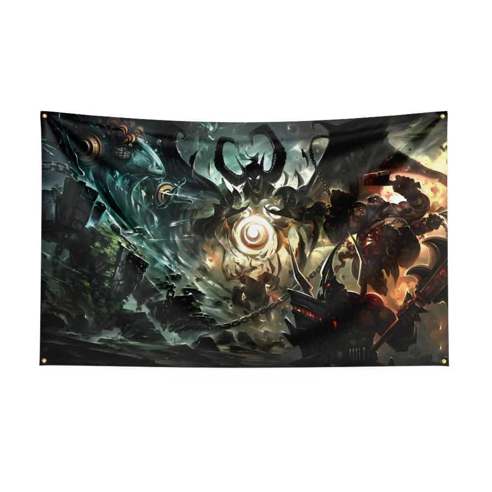 23ft 35ft Bandiera di World of Warcrafts Wow Poliestere Stampata Digitalmente Arazzo Gioco Tenda Per Decorazione Dota1s